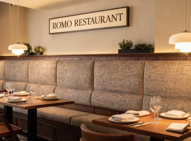 Romo Restaurant banquettes