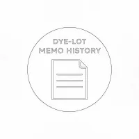 Dye-lot memo history badge placeholder