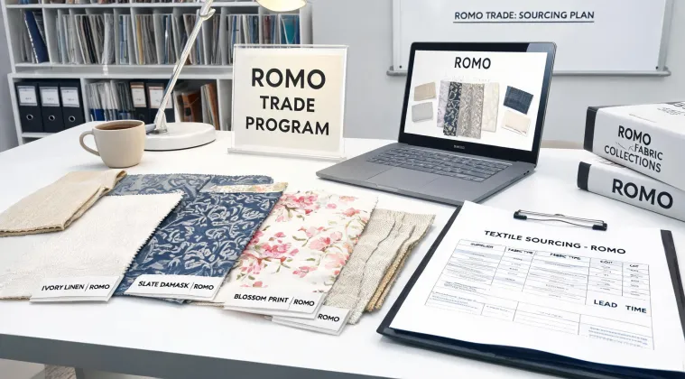Romo Trade Program textile scene